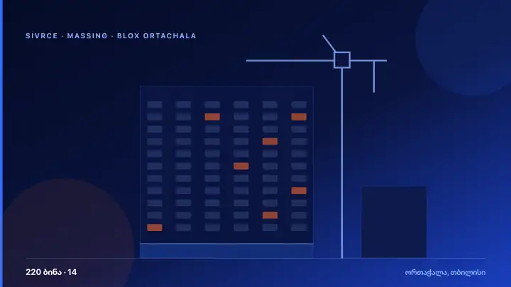 Blox Ortachala — 3D Massing & Architecture