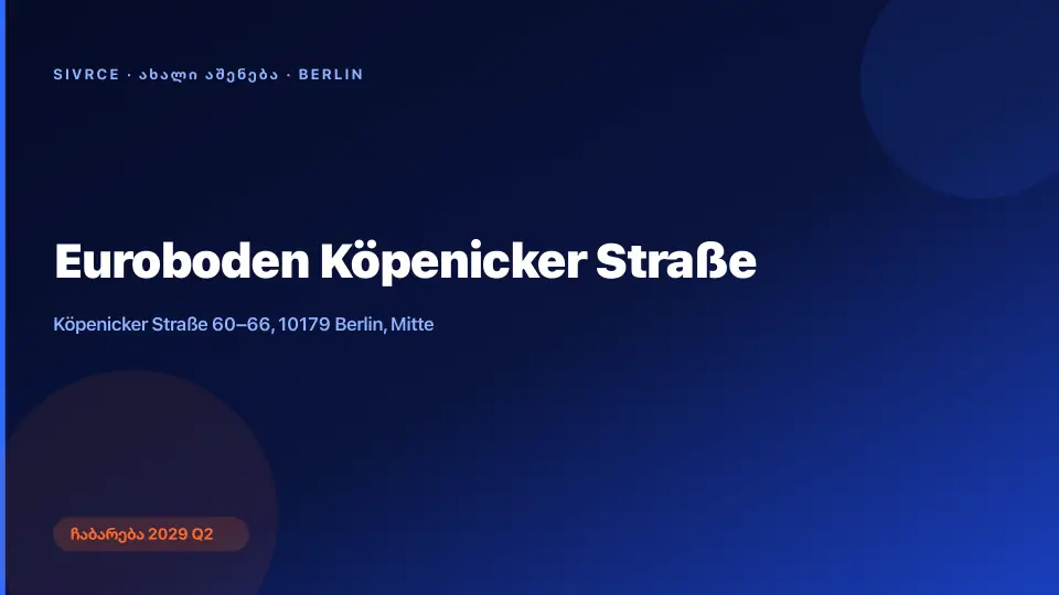 Euroboden Köpenicker Straße