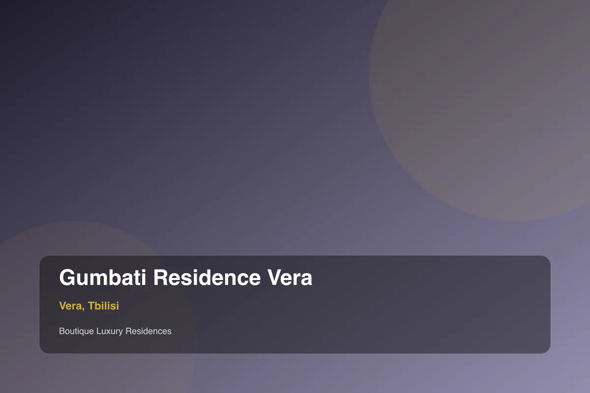 Gumbati Residence Vera
