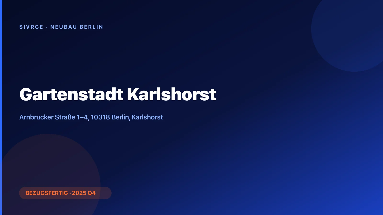 Gartenstadt Karlshorst