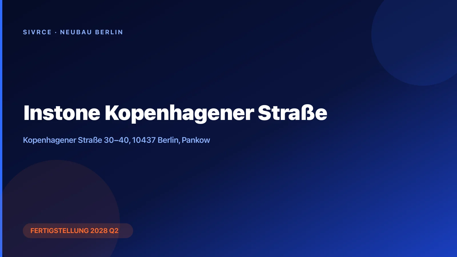 Instone Kopenhagener Straße