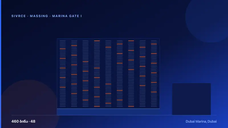 Marina Gate I — რენდერი 1