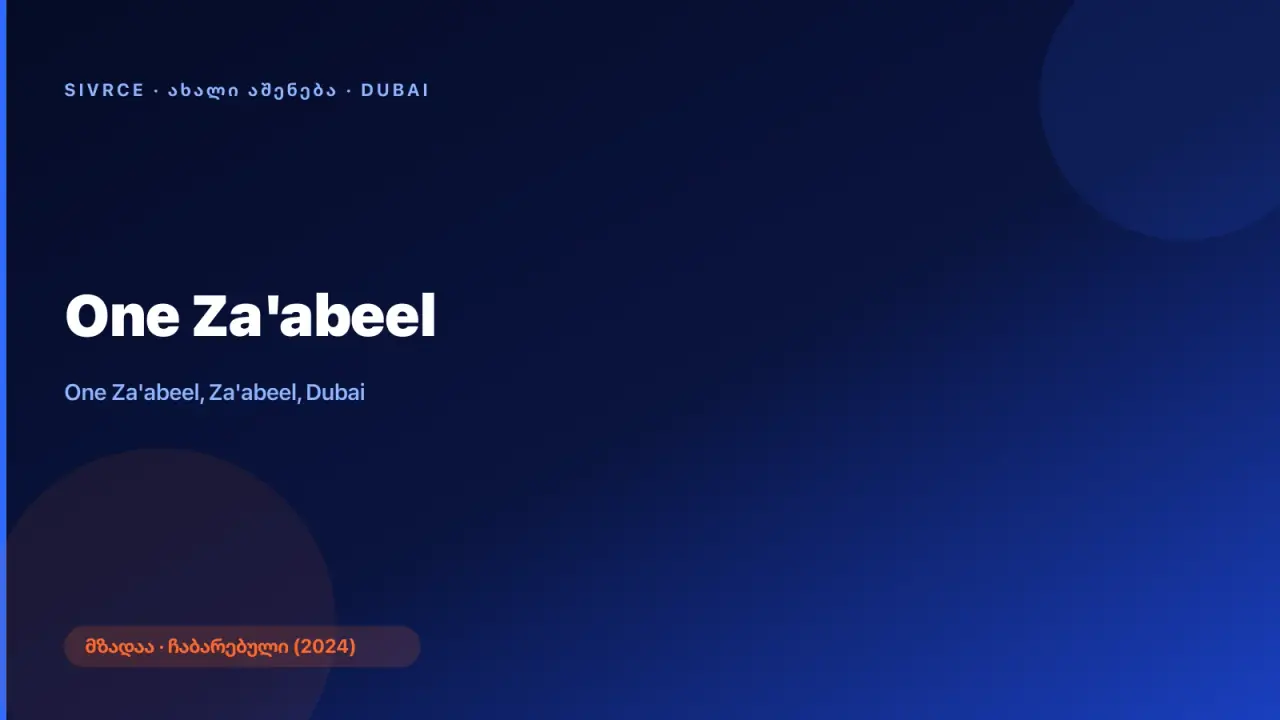 Ithra Dubai — One Za'abeel