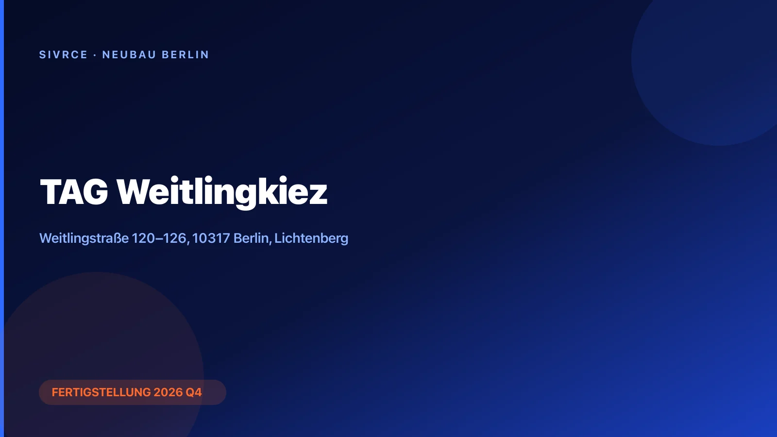 TAG Weitlingkiez