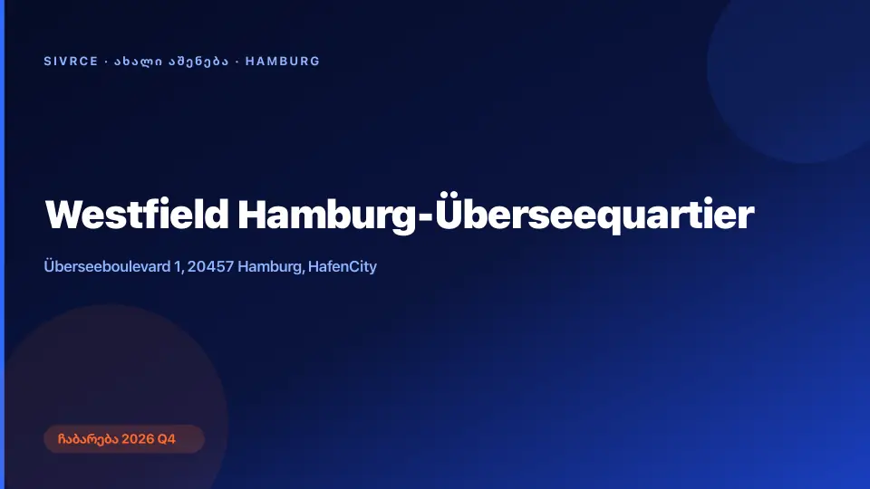 Quantum Immobilien AG — Westfield Hamburg-Überseequartier