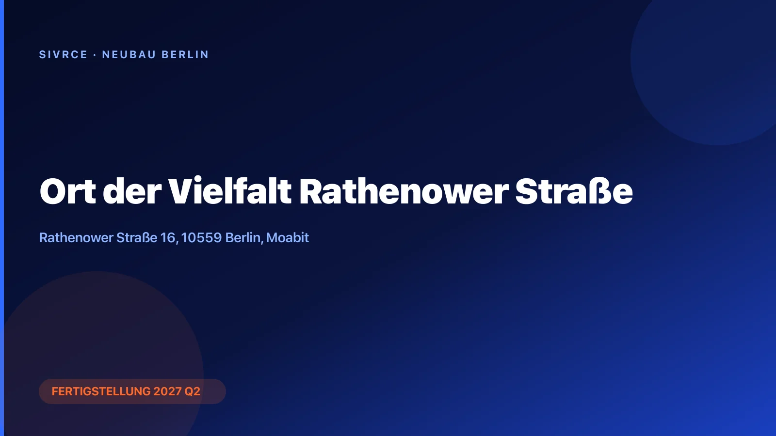 Ort der Vielfalt Rathenower Straße
